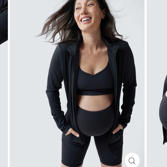 Ingrid and Isabel Active Maternity Side
Zip Jacket Black XS - Picture 5 of 9